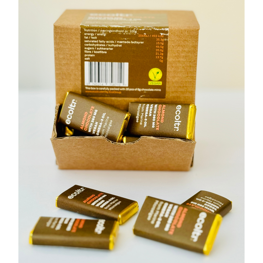 4. Chocolate with Almonds and Pure Vegan Omega-3 Oil (30 pieces with a daily dose in each box)